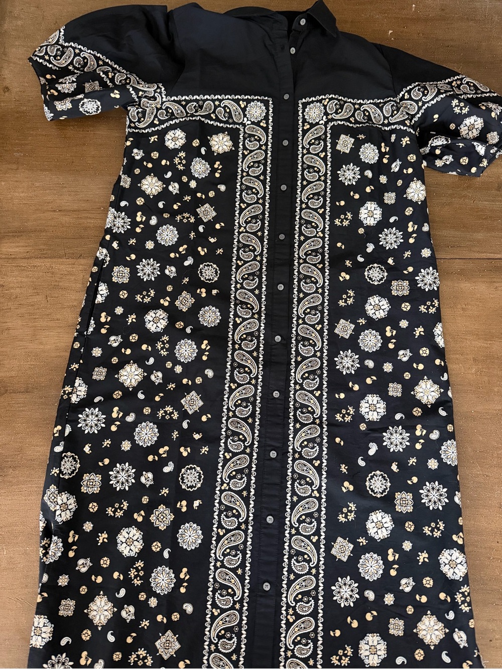J. Crew Shirt Dress Bandana Print - Picture 4 of 5